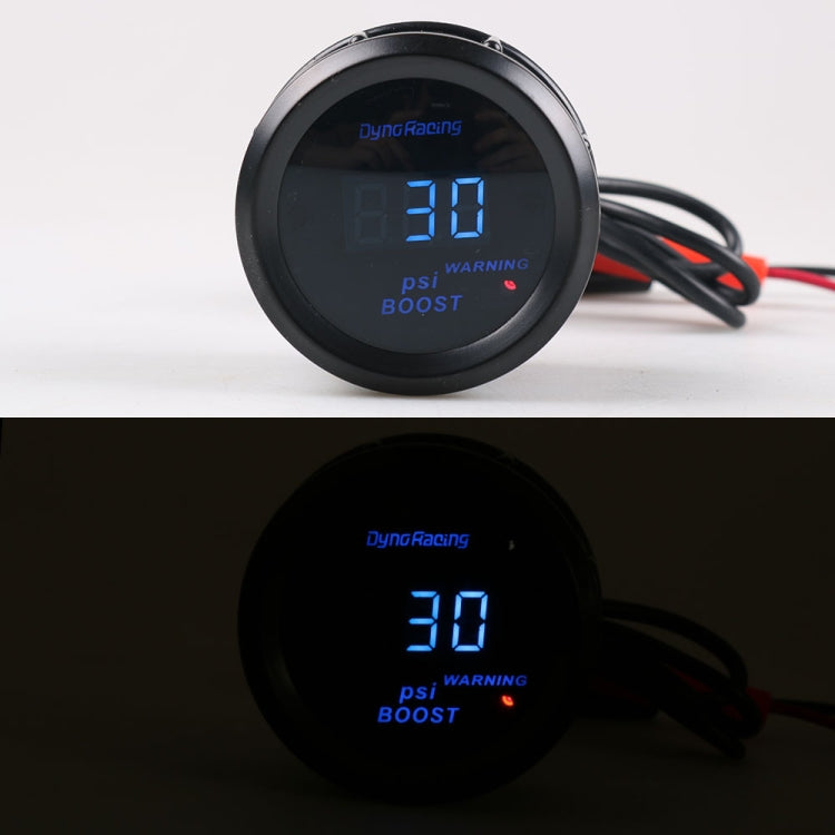 Car Modified 12V Universal 52mm Blue Light Digital Display Meter, Style:Turbo Boost Gauge PSI - Car Modification by PMC TechLife | Online Shopping South Africa | PMC TechLife | Buy Now Pay Later Mobicred