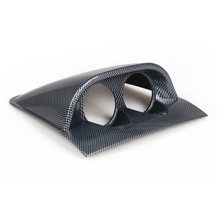 Car 52mm 2 Holes Dash Gauge Meter Pod Mount Holder, Style:Carbon Fiber - Decoration Rings by PMC TechLife | Online Shopping South Africa | PMC TechLife | Buy Now Pay Later Mobicred