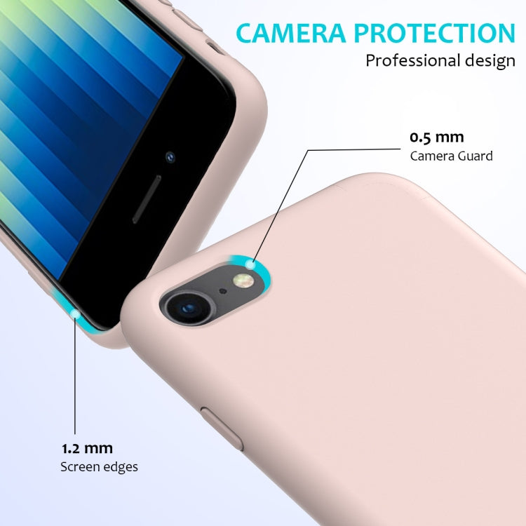For iPhone SE 2022 / SE 2020 Shockproof Full Coverage Silicone Soft Protective Case(Pink) - free shipping - PMC TechLife - Order now!