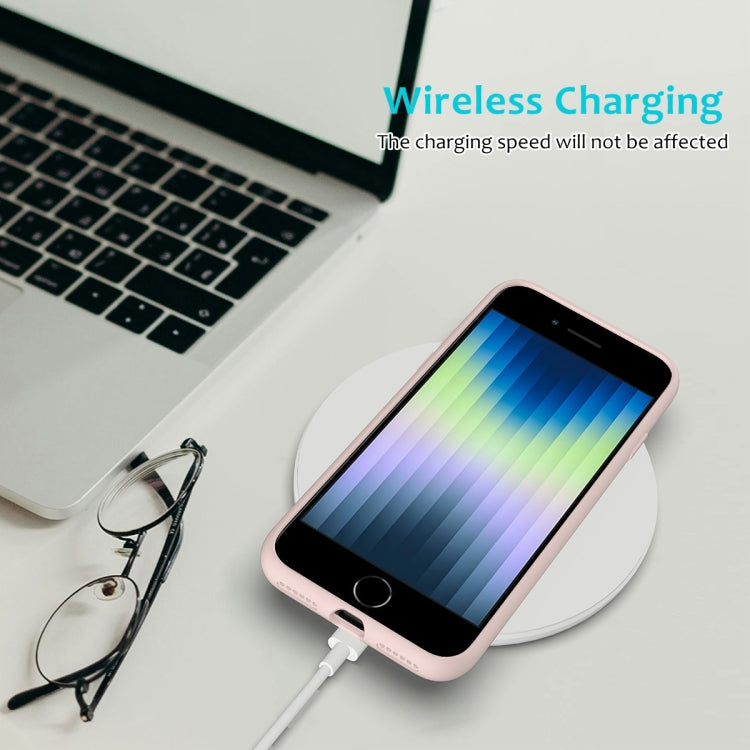 For iPhone SE 2022 / SE 2020 Shockproof Full Coverage Silicone Soft Protective Case(Pink) - free shipping - PMC TechLife - Order now!