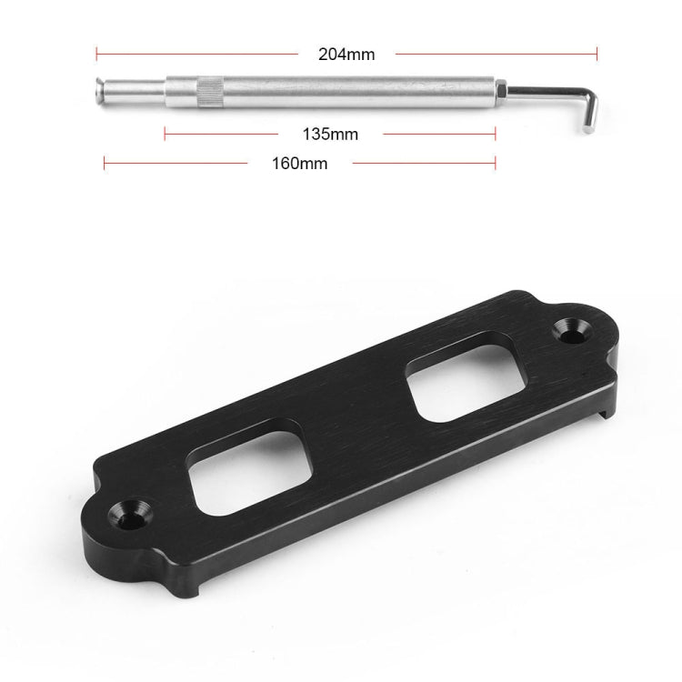 Car Aluminum Alloy Battery Fixing Bracket for Honda Civic 1988-2000(Red) - Engine Fittings by PMC TechLife | Online Shopping South Africa | PMC TechLife | Buy Now Pay Later Mobicred