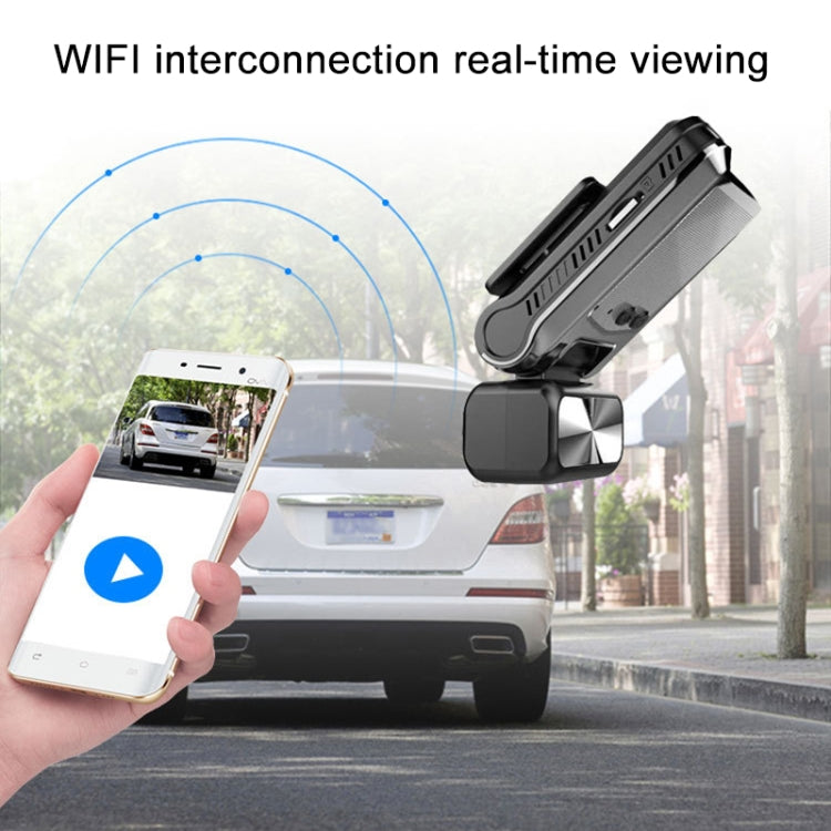 4K Dual Camera HD Night Vision WiFi Car Dash Cam Driving Recorder - Car DVRs by PMC TechLife | Online Shopping South Africa | PMC TechLife | Buy Now Pay Later Mobicred