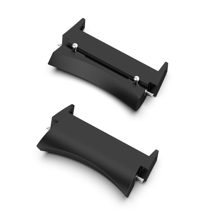 For Samsung Galaxy Watch 5 / Watch 5 Pro / Watch 4 / Watch 4 Classic 1 Pair Universal Metal Watch Band Connectors(Black) - free shipping - PMc TechLife - Order now!