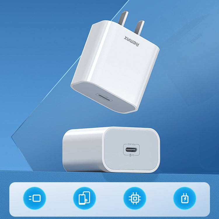 REMAX RP-U79 Speed Series 20W USB-C/Type-C Multi-Compatible Fast Charger, Specification:EU Plug(White) - free shipping - PMC Jewellery - Order now!