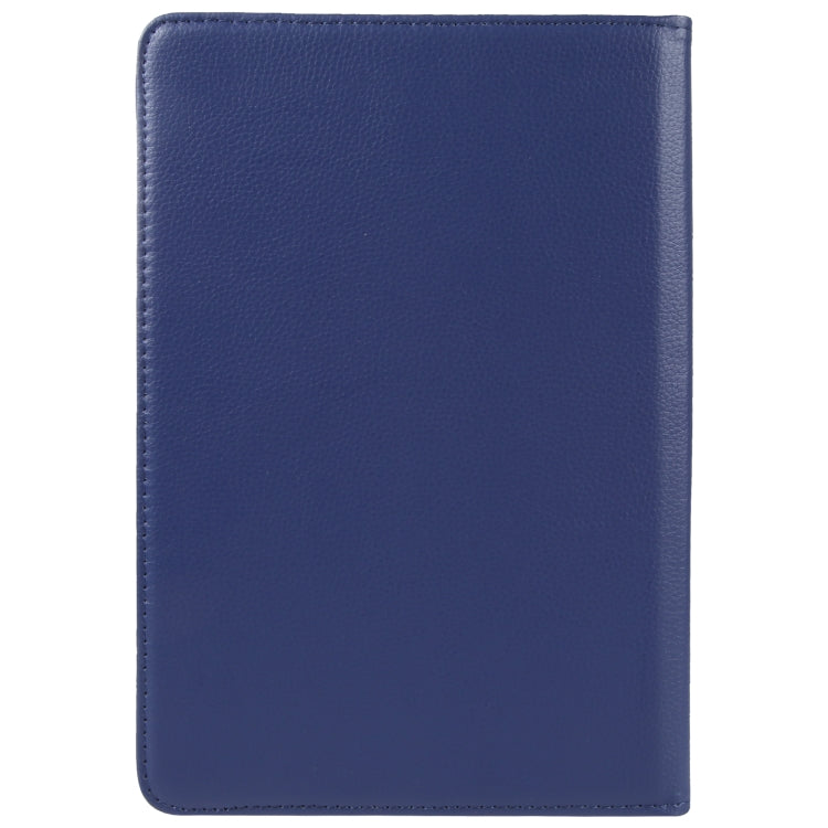 For 10 inch Tablet 360 Degree Rotation Litchi Texture Flip Leather Tablet Case(Blue) - 10 - 11 inch by PMC TechLife | Online Shopping South Africa | PMC TechLife | Buy Now Pay Later Mobicred
