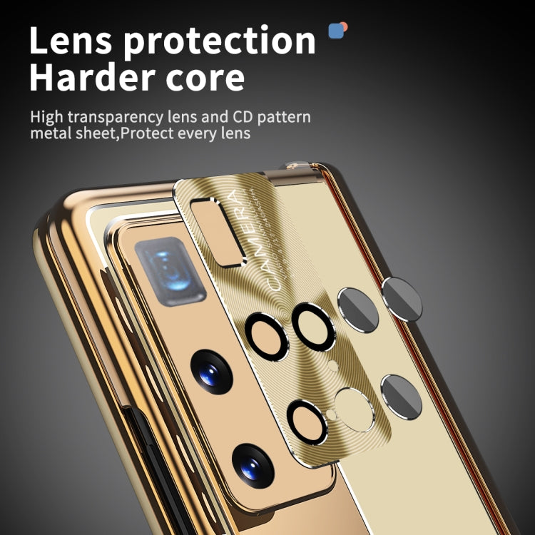 For Huawei Mate X2 Aluminum Alloy Double Hinge Shockproof Phone Protective Case(Champagne Gold) - Huawei Cases by PMC TechLife | Online Shopping South Africa | PMC TechLife | Buy Now Pay Later Mobicred