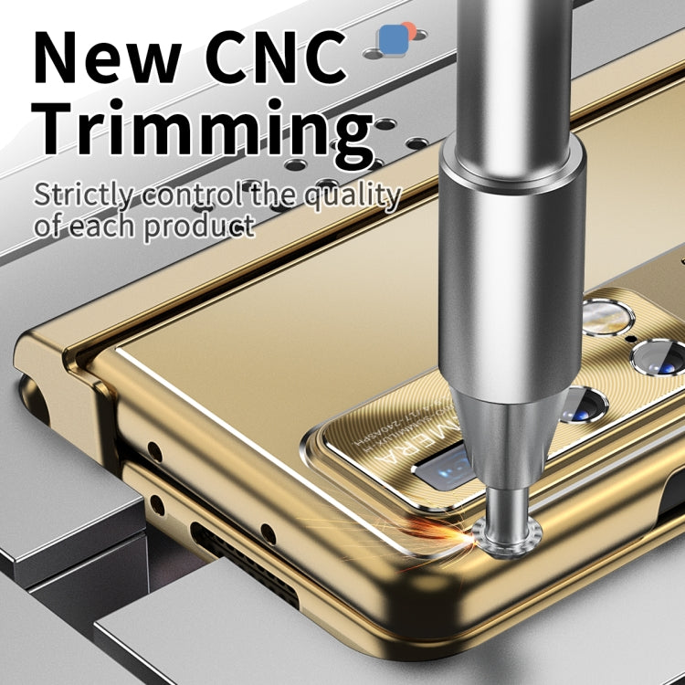 For Huawei Mate X2 Aluminum Alloy Double Hinge Shockproof Phone Protective Case(Gold) - Huawei Cases by PMC TechLife | Online Shopping South Africa | PMC TechLife | Buy Now Pay Later Mobicred