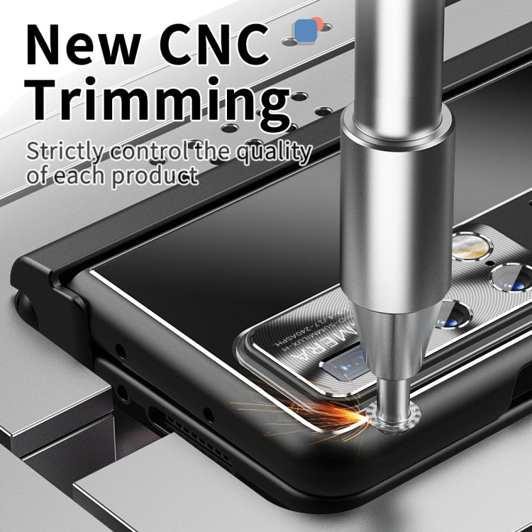 For Huawei Mate X2 Aluminum Alloy Double Hinge Shockproof Phone Protective Case(Black) - Huawei Cases by PMC TechLife | Online Shopping South Africa | PMC TechLife | Buy Now Pay Later Mobicred