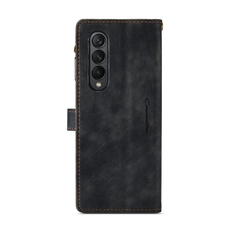 For Samsung Galaxy Z Fold4 5G CaseMe C30 Multifunctional Card Slots Zipper Phone Leather Phone Case(Black) - free shipping - PMC Jewellery - Order now!