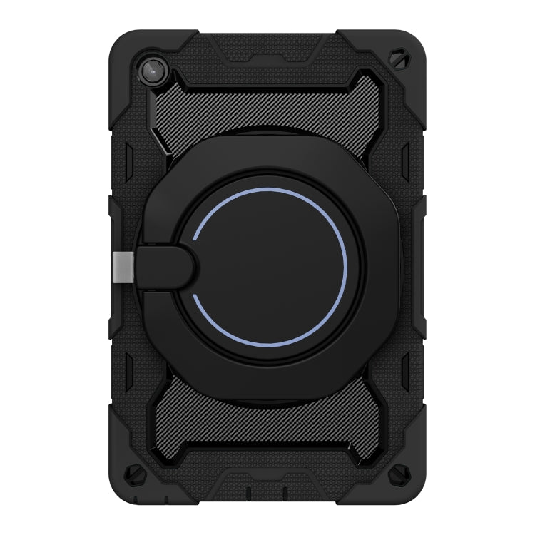 For Lenovo Tab M10 Plus 3rd Gen Armor Contrast Color Silicone + PC Tablet Case(Black) - Lenovo by PMC TechLife | Online Shopping South Africa | PMC TechLife | Buy Now Pay Later Mobicred