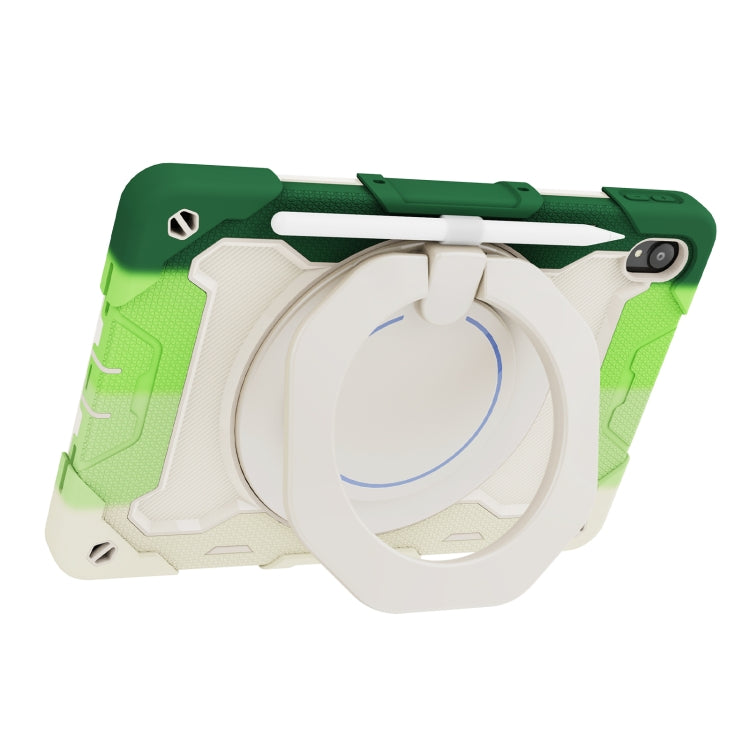 For Lenovo Tad P11 Armor Contrast Color Silicone + PC Tablet Case(Colorful Green) - free shipping - PMC TechLife - Order now!
