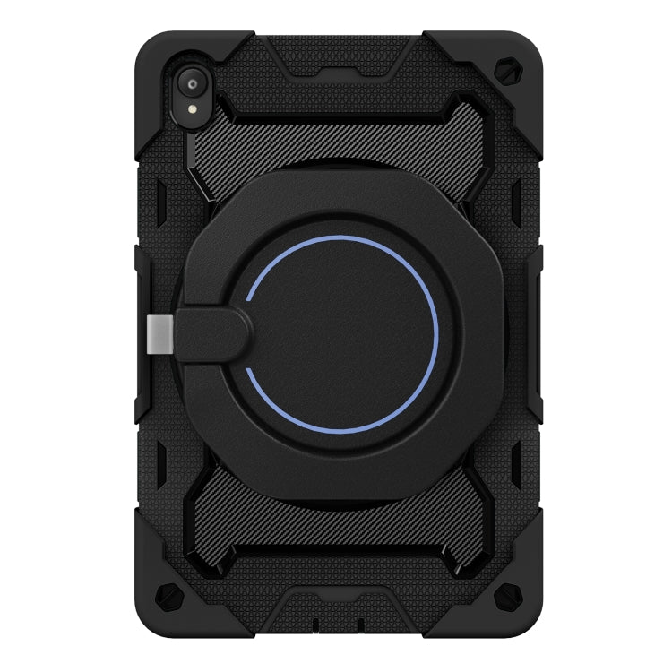 For Lenovo Tad P11 Armor Contrast Color Silicone + PC Tablet Case(Black) - Lenovo by PMC TechLife | Online Shopping South Africa | PMC TechLife | Buy Now Pay Later Mobicred