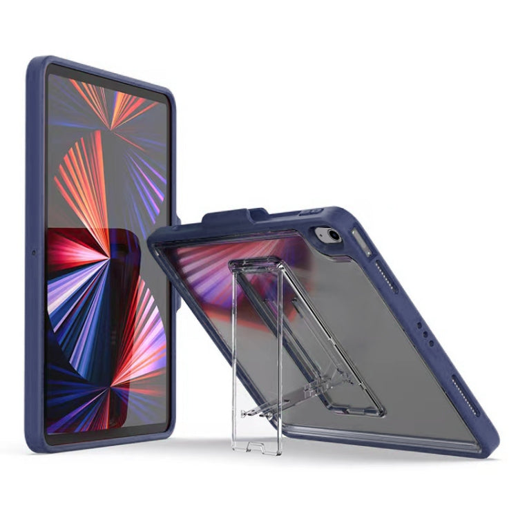 Mutural Transparent Holder Tablet Case For iPad Air 2022/ 2020 10.9(Navy Blue) - free shipping - PMc TechLife - Order now!