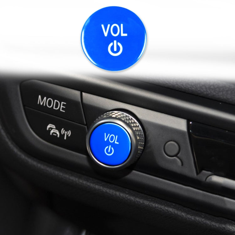 Car Audio Volume Button for BMW X7 G07 2019+, Left and Right Drive(Blue) - Car Interior Mouldings by PMC TechLife | Online Shopping South Africa | PMC TechLife | Buy Now Pay Later Mobicred