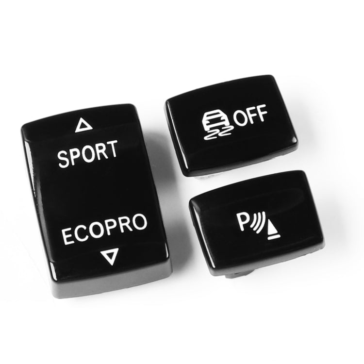 Car Gear Button Set for BMW 1 Series F20 2012-2018,Left and Right Drive(Black) - Car Interior Mouldings by PMC TechLife | Online Shopping South Africa | PMC TechLife | Buy Now Pay Later Mobicred