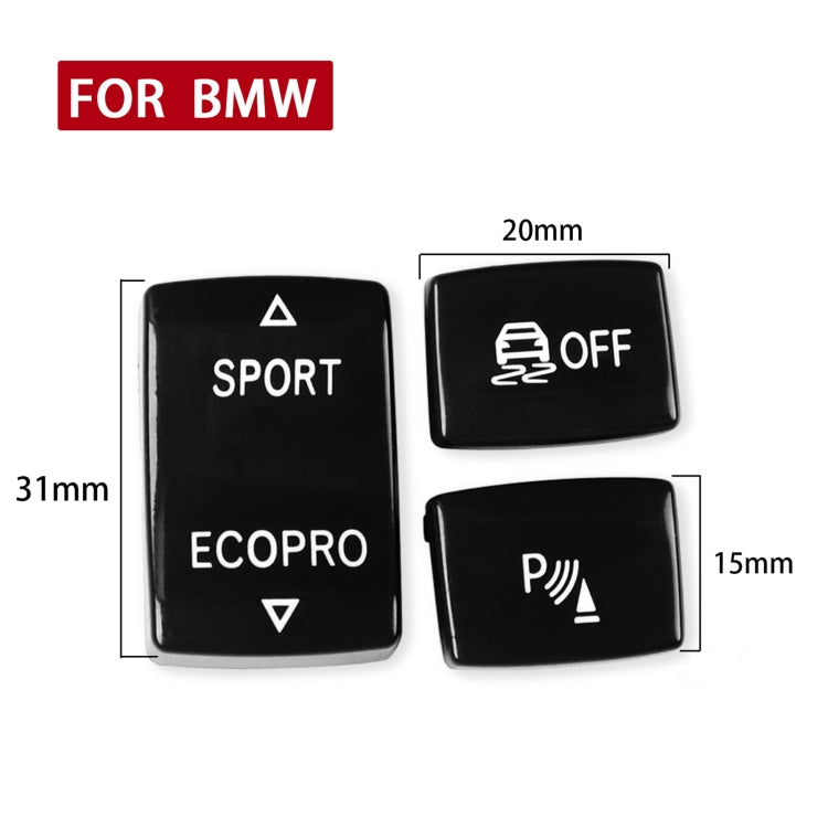 Car Gear Button Set for BMW 1 Series F20 2012-2018,Left and Right Drive(Black) - Car Interior Mouldings by PMC TechLife | Online Shopping South Africa | PMC TechLife | Buy Now Pay Later Mobicred