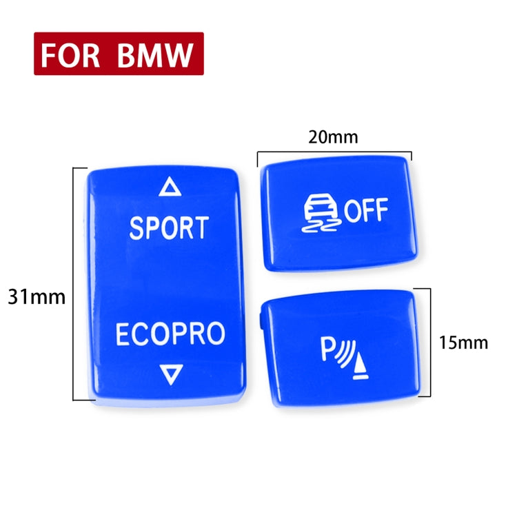 Car Gear Button Set for BMW 1 Series F20 2012-2018,Left and Right Drive(Blue) - free shipping - PMC TechLife - Order now!
