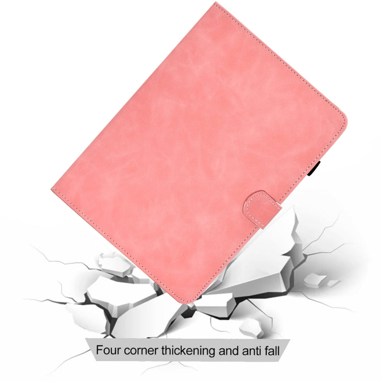 For Amazon Kindle Fire 7 2022 Cowhide Texture Smart Leather Tablet Case(Rose Gold) - Amazon by PMC TechLife | Online Shopping South Africa | PMC TechLife | Buy Now Pay Later Mobicred
