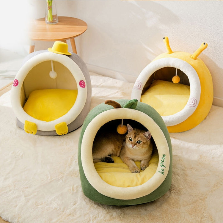 Semi-enclosed Pet Cat and Dog Bed Dog Kennel Pad Pet Supplies, Size:M(Coffee Bear) - Beds by PMC TechLife | Online Shopping South Africa | PMC TechLife | Buy Now Pay Later Mobicred