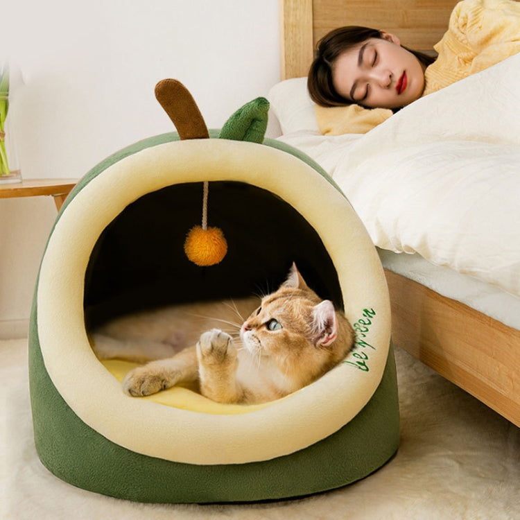 Semi-enclosed Pet Cat and Dog Bed Dog Kennel Pad Pet Supplies, Size:M(Coffee Bear) - Beds by PMC TechLife | Online Shopping South Africa | PMC TechLife | Buy Now Pay Later Mobicred