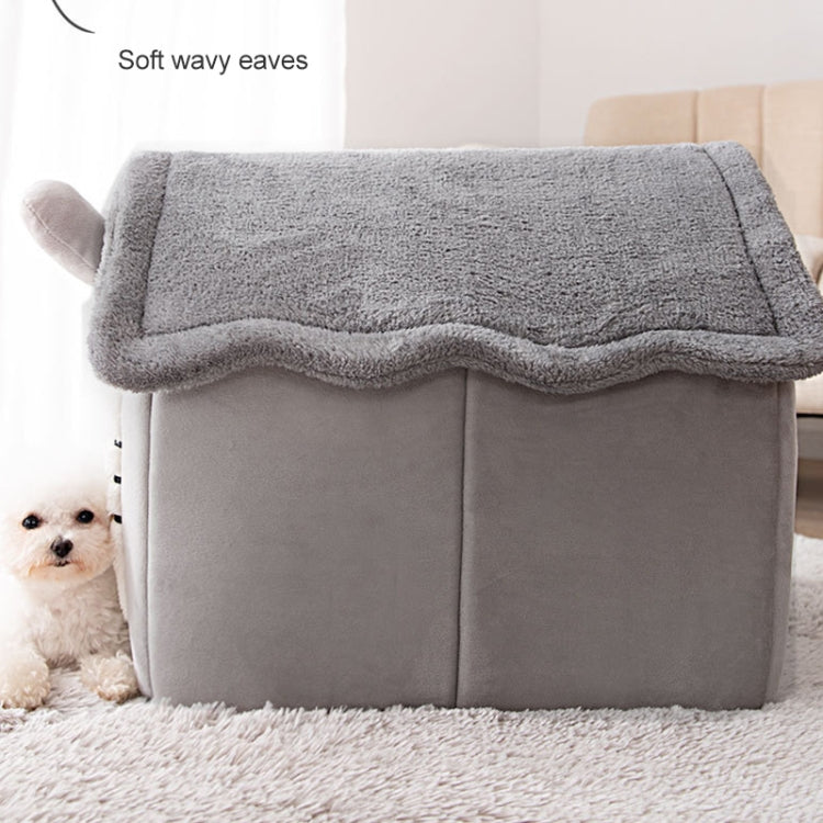 House Type Universal Removable and Washable Pet Dog Cat Bed Pet Supplies, Size:M(Pink Starry Sky) - Beds by PMC TechLife | Online Shopping South Africa | PMC TechLife | Buy Now Pay Later Mobicred