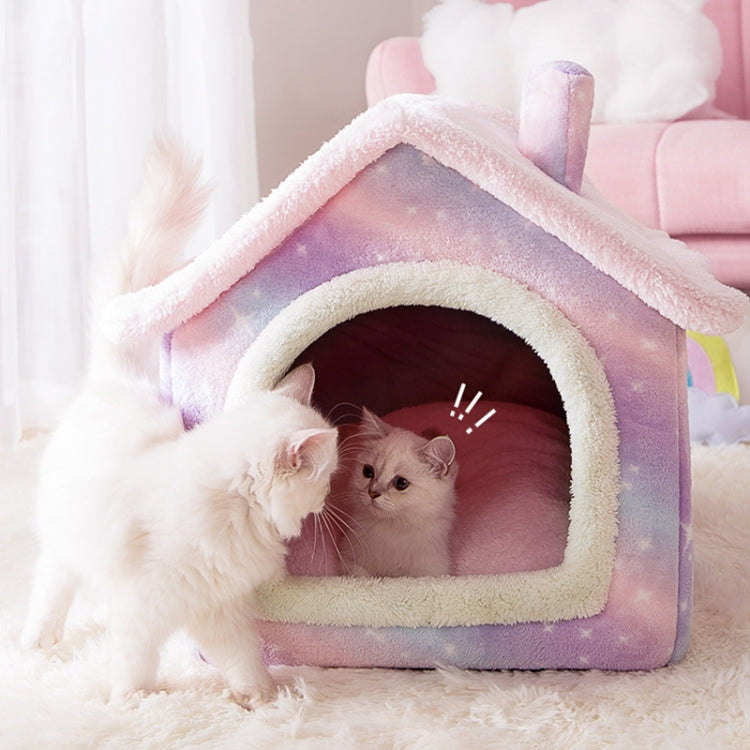House Type Universal Removable and Washable Pet Dog Cat Bed Pet Supplies, Size:L(Yellow Chick + Blanket) - Pet Houses & Accessories by PMC TechLife | Online Shopping South Africa | PMC TechLife | Buy Now Pay Later Mobicred