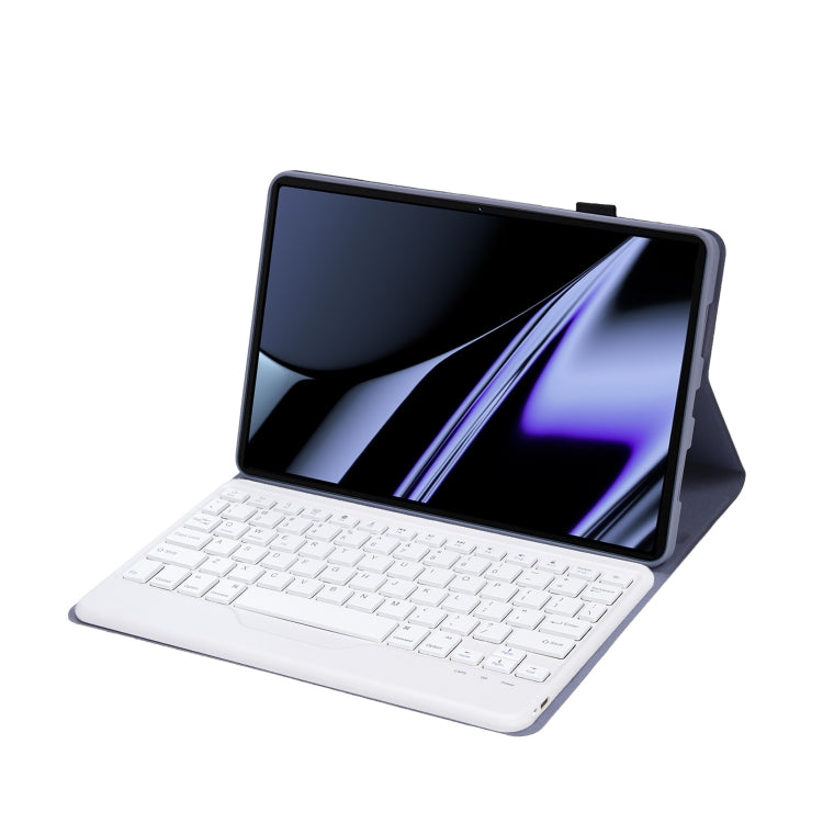 OP11-B Lambskin Texture Ultra-thin Bluetooth Keyboard Leather Case For OPPO Pad 11 inch(Purple) - OPPO Keyboard by PMC TechLife | Online Shopping South Africa | PMC TechLife | Buy Now Pay Later Mobicred