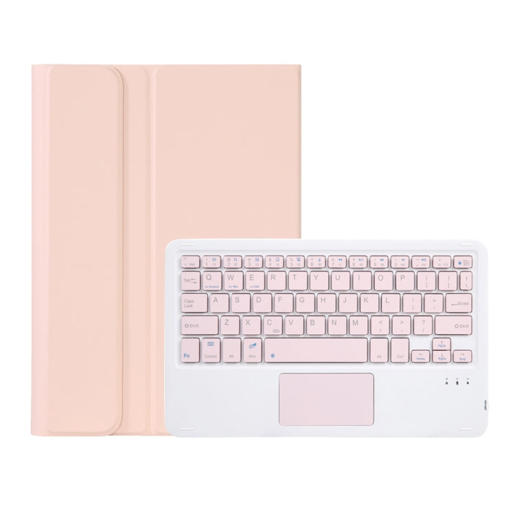 OP12-A Lambskin Texture Ultra-thin Bluetooth Keyboard Leather Case with Touchpad For OPPO Pad Air 10.4 inch(Pink) - OPPO Keyboard by PMC TechLife | Online Shopping South Africa | PMC TechLife | Buy Now Pay Later Mobicred