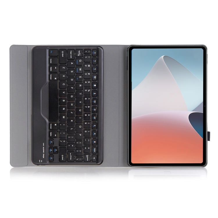 OP12-B Lambskin Texture Ultra-thin Bluetooth Keyboard Leather Case For OPPO Pad Air 10.4 inch(Black) - Others Keyboard by PMC TechLife | Online Shopping South Africa | PMC TechLife