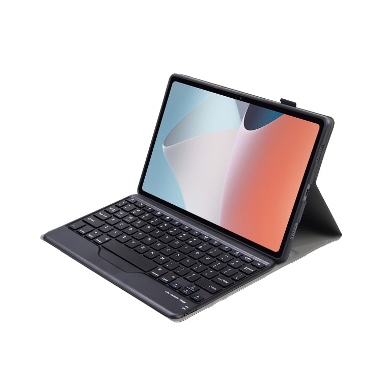 OP12-B Lambskin Texture Ultra-thin Bluetooth Keyboard Leather Case For OPPO Pad Air 10.4 inch(Black) - Others Keyboard by PMC TechLife | Online Shopping South Africa | PMC TechLife