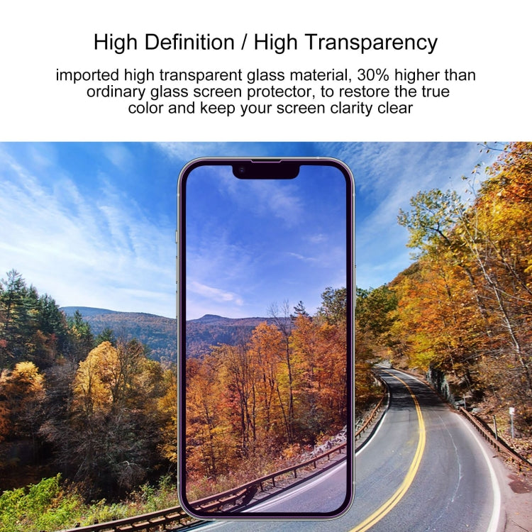 For iPhone 16e / 13 / 13 Pro Purple Light Eye Protection Tempered Glass Film - iPhone 13 Pro Tempered Glass by DIYLooks | Online Shopping South Africa | PMC TechLife | Buy Now Pay Later Mobicred