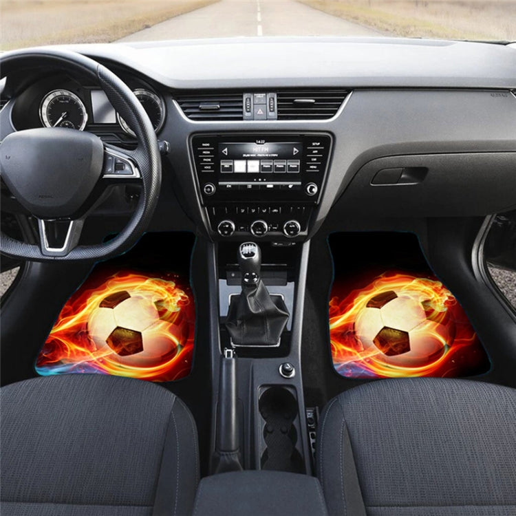 2 in 1 Universal Printing Auto Car Floor Mats Set, Style:Grey Wolf - Floor Mats by PMC TechLife | Online Shopping South Africa | PMC TechLife | Buy Now Pay Later Mobicred