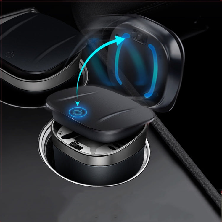 Car Portable Metal Ashtray Built-in LED(Red) - Ashtrays by PMC Jewellery | Online Shopping South Africa | PMC Jewellery | Buy Now Pay Later Mobicred