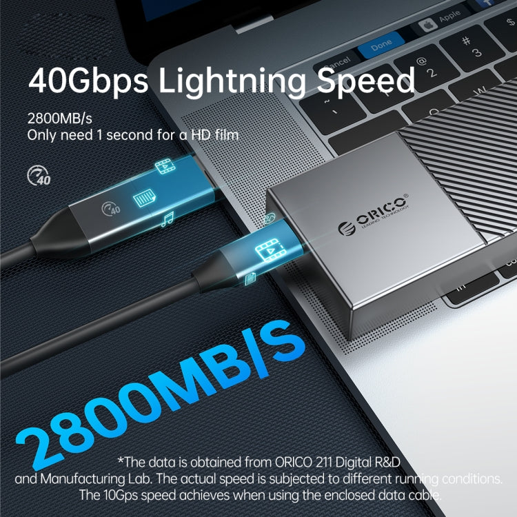 ORICO FV09C3-G2-GY 10Gbps USB3.2 Gen2 Type-C M.2 NVMe/NGFF(SATA) Dual Protocol SSD Enclosure(Grey) - HDD Enclosure by ORICO | Online Shopping South Africa | PMC TechLife