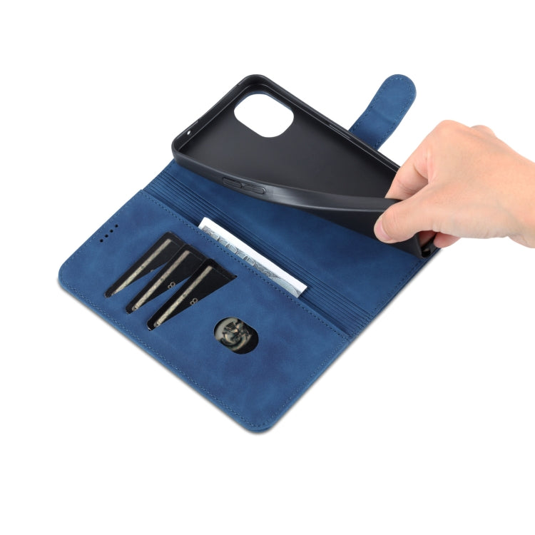 For Nothing Phone 1 AZNS Skin Feel Calf Texture Flip Leather Phone Case (Blue) - free shipping - PMC Jewellery - Order now!