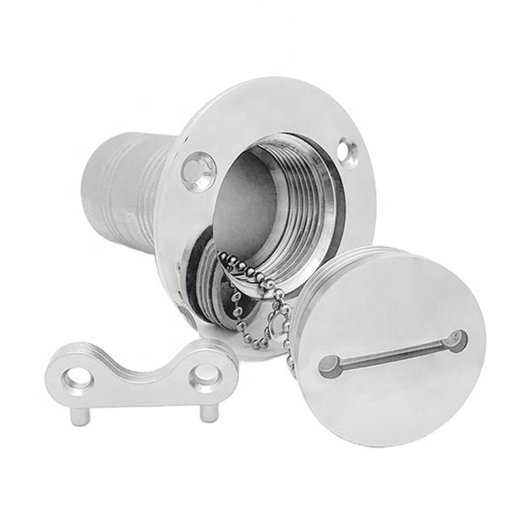1-1/2 inch Stainless Steel Yacht Universal Fuel Filler - Marine Accessories & Parts by PMC TechLife | Online Shopping South Africa | PMC TechLife
