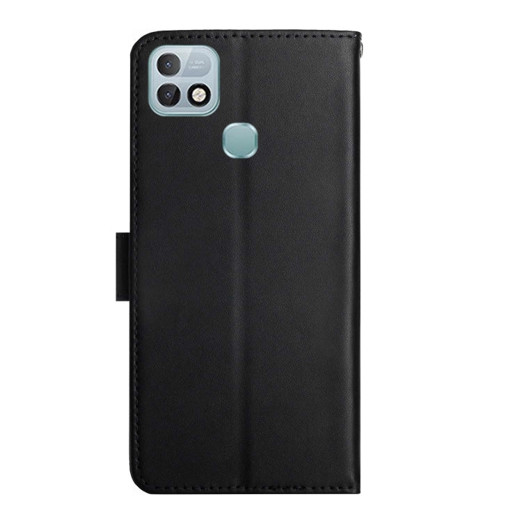 For Infinix Hot 10i/Smart 5 Pro Genuine Leather Fingerprint-proof Horizontal Flip Phone Case(Black) - Infinix Cases by PMC TechLife | Online Shopping South Africa | PMC TechLife | Buy Now Pay Later Mobicred