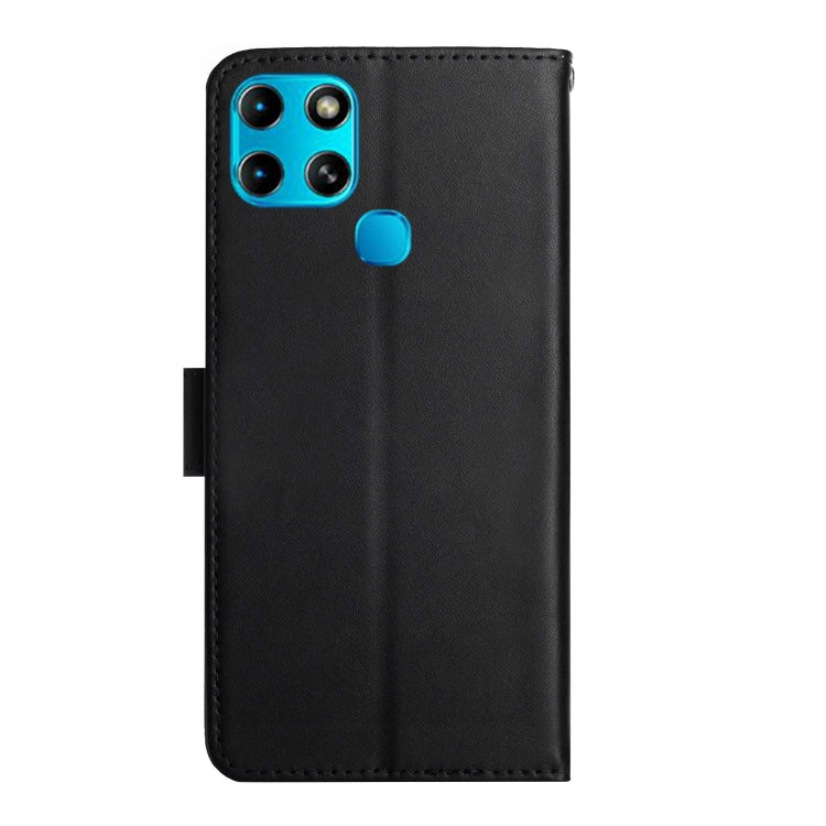 For Infinix Smart 6 Genuine Leather Fingerprint-proof Horizontal Flip Phone Case(Black) - free shipping - PMC TechLife - Order now!