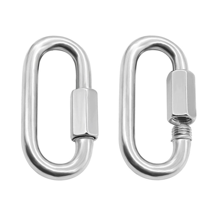 2 PCS 7mm 304 Stainless Steel Quick Connect Ring Runway Buckle - Hooks by PMC TechLife | Online Shopping South Africa | PMC TechLife | Buy Now Pay Later Mobicred