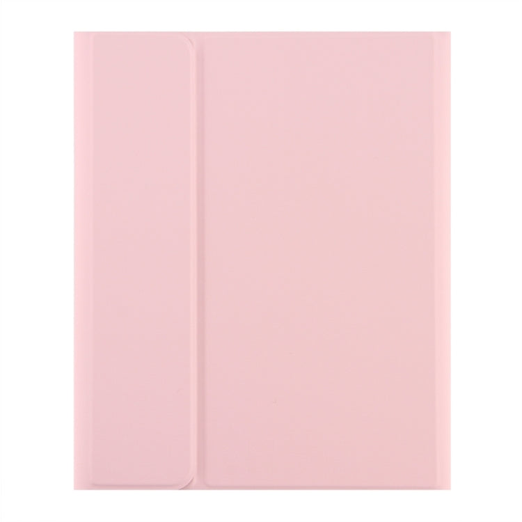 Round Cap Bluetooth Keyboard Leather Case with Pen Slot, without Touchpad For Samsung Galaxy Tab S7(Pink+Pink Keyboard) - Samsung Keyboard by PMC TechLife | Online Shopping South Africa | PMC TechLife