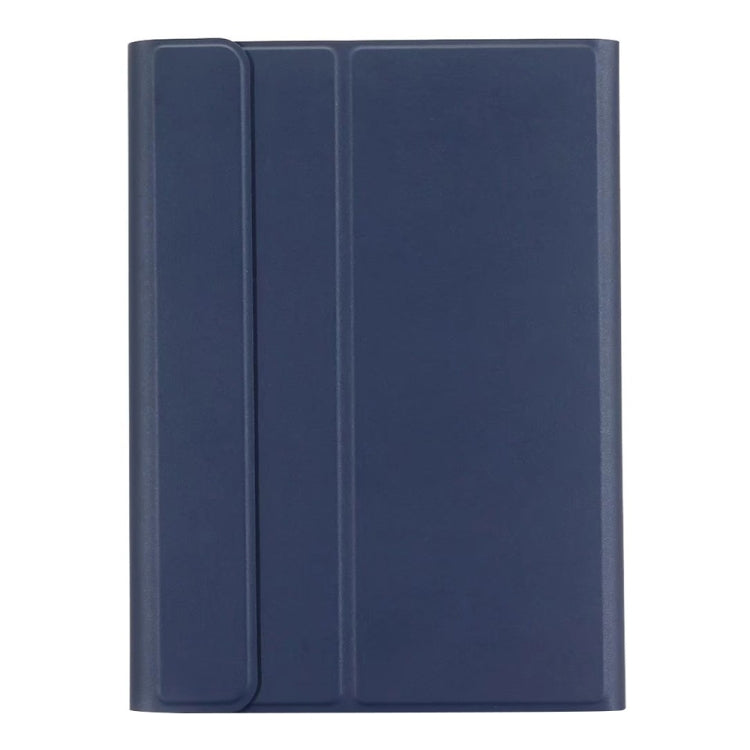 Round Cap Bluetooth Keyboard Leather Case with Pen Slot, without Touchpad For Samsung Galaxy Tab S7(Dark Blue+Black Keyboard) - Samsung Keyboard by PMC TechLife | Online Shopping South Africa | PMC TechLife