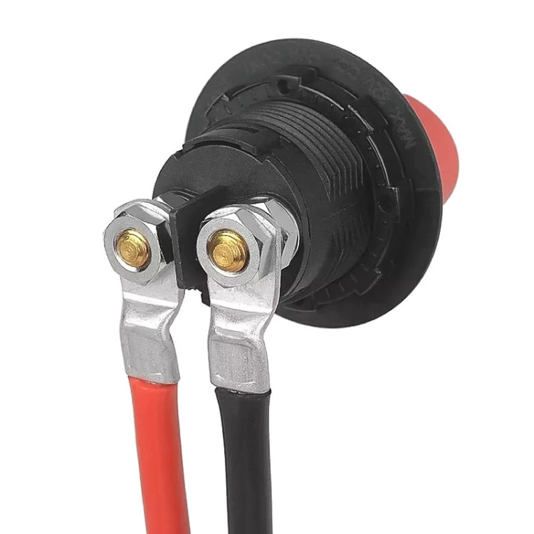 6AWG 25-10 Car 50cm Red + Black Pure Copper Battery Inverter Cable - Booster Cable & Clip by PMC Jewellery | Online Shopping South Africa | PMC Jewellery | Buy Now Pay Later Mobicred