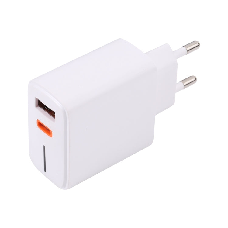 LZ-1130 PD 20W Type-C+QC 3.0 USB Fast Charger, Plug Type:EU Plug(White) - free shipping - PMC Jewellery - Order now!