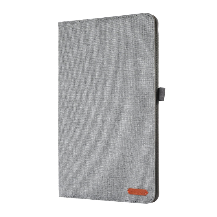 For Honor Pad 8 Fabric PU + TPU Flip Tablet Leather Case(Grey) - Honor by PMC TechLife | Online Shopping South Africa | PMC TechLife | Buy Now Pay Later Mobicred