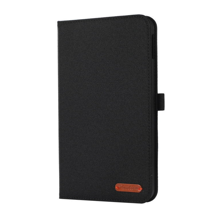 For Nokia T10 Fabric PU + TPU Flip Tablet Leather Case(Black) - Nokia by PMC TechLife | Online Shopping South Africa | PMC TechLife