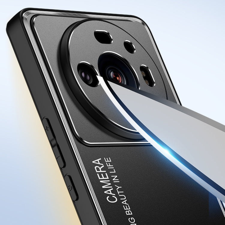 For Xiaomi 12 Pro/12S Pro Light and Shadow Series Frosted Metal Phone Case(Black) - Xiaomi Cases by PMC TechLife | Online Shopping South Africa | PMC TechLife