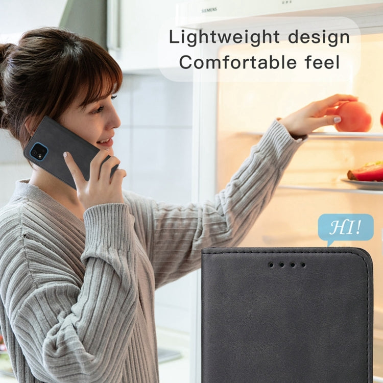 For Realme C11 2021 Magnetic Closure Leather Phone Case(Black) - free shipping - PMC TechLife - Order now!