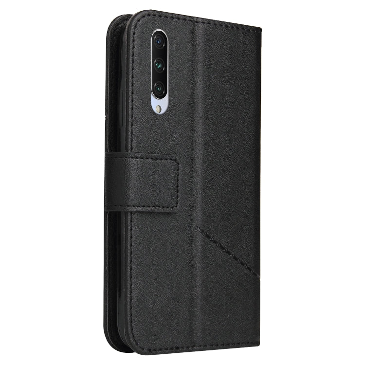 For Xiaomi Mi A3 GQUTROBE Right Angle Leather Phone Case(Black) - free shipping - PMC TechLife - Order now!