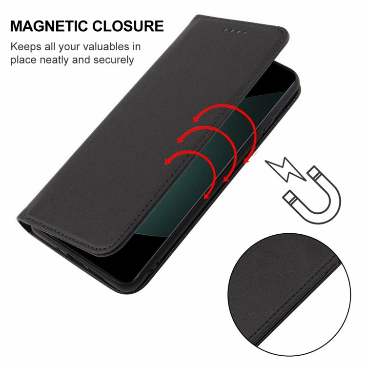 For Xiaomi 12S Pro Magnetic Closure Leather Phone Case(Black) - Xiaomi Cases by PMC TechLife | Online Shopping South Africa | PMC TechLife