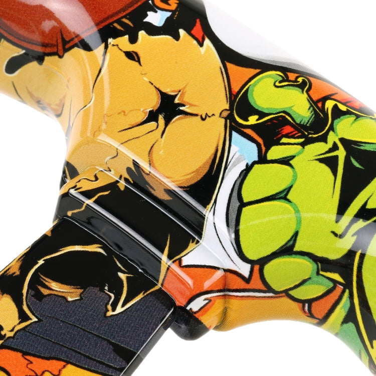 35cm Car Racing Graffiti ABS Steering Wheel(Style 3) - Steering Wheel Accessories by PMC TechLife | Online Shopping South Africa | PMC TechLife | Buy Now Pay Later Mobicred